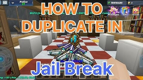 HOW TO DUPLICATE in Jail Break | Blockman Go