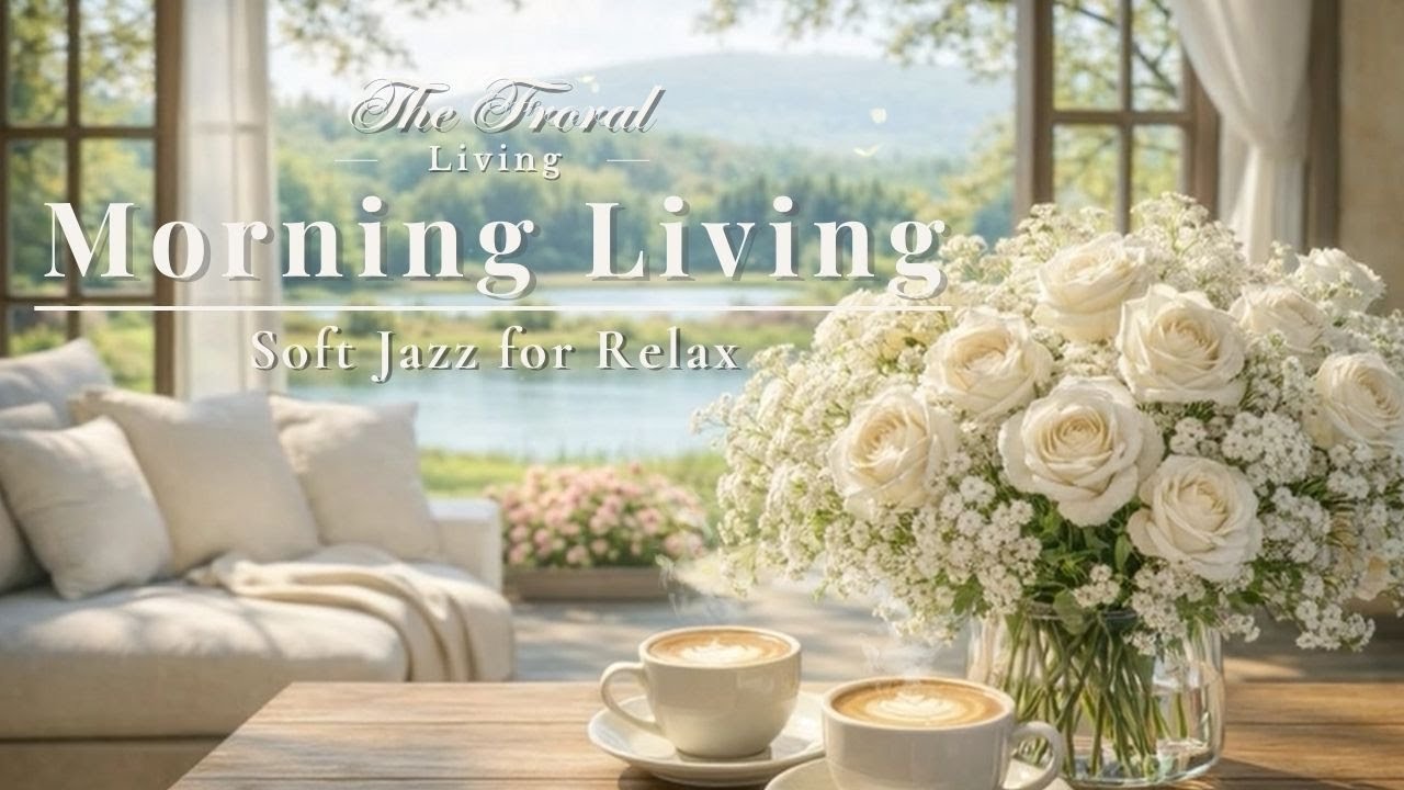Morning Floral Living | Gentle Jazz Ambience for a Bright Living Room