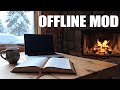 Crackling Fireplace & Snow Ambience: Cozy Winter Cabin for Reading & Relaxing