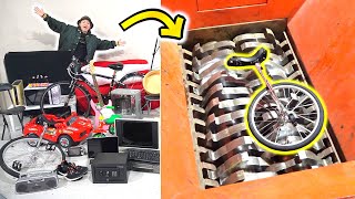 巨大シュレッダーで家の物全部ぶっ壊します。【破砕機】