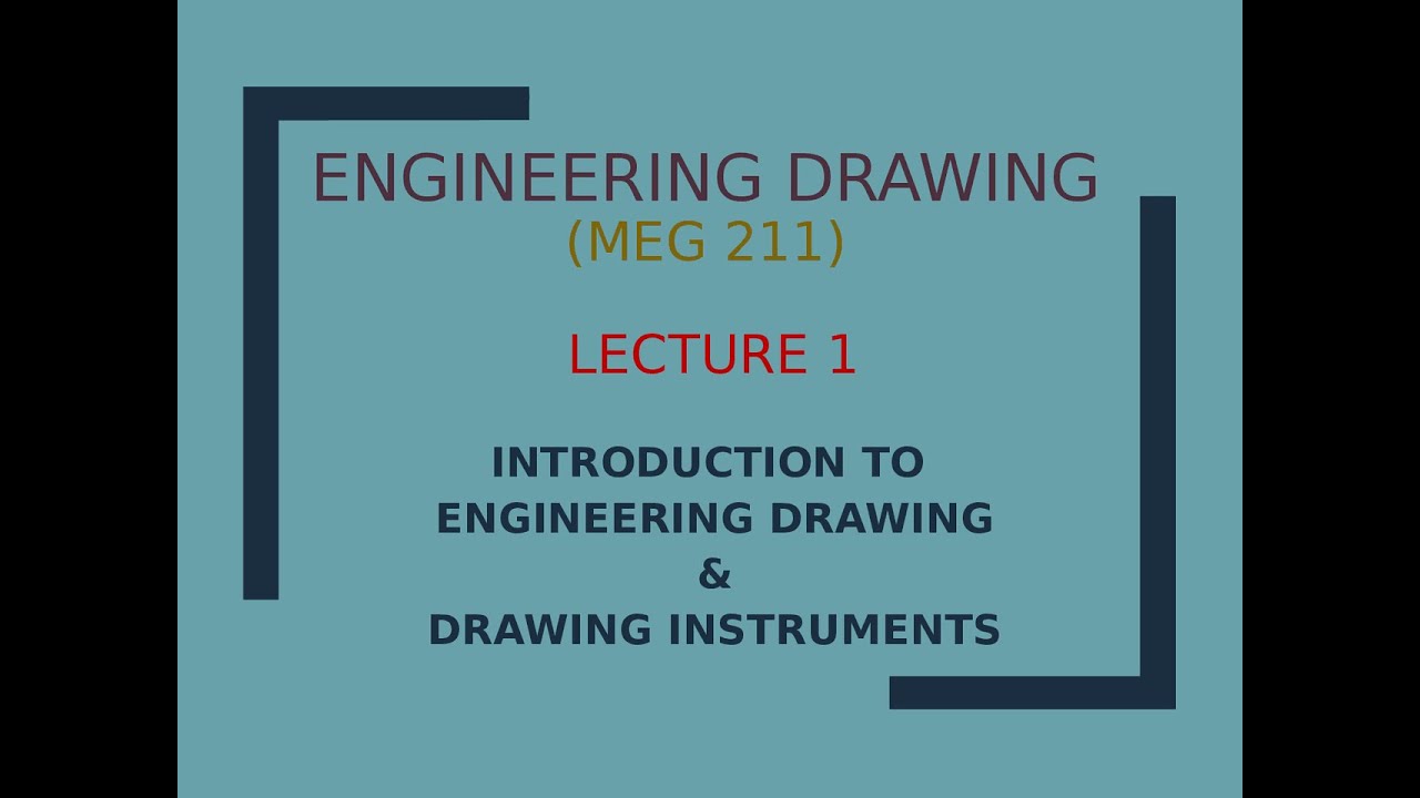 Engineering drawing lec-1 - YouTube