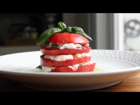 Tomato & Mozzarella Salad with Burrata Cheese – How to Make the World's Sexiest Caprese Salad