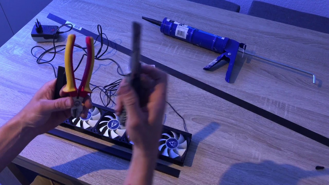 Aquarium Kuhler Selber Bauen Diy Arctic Pc Lufter Meerwasseraquarium Und Susswasseraquarium Youtube