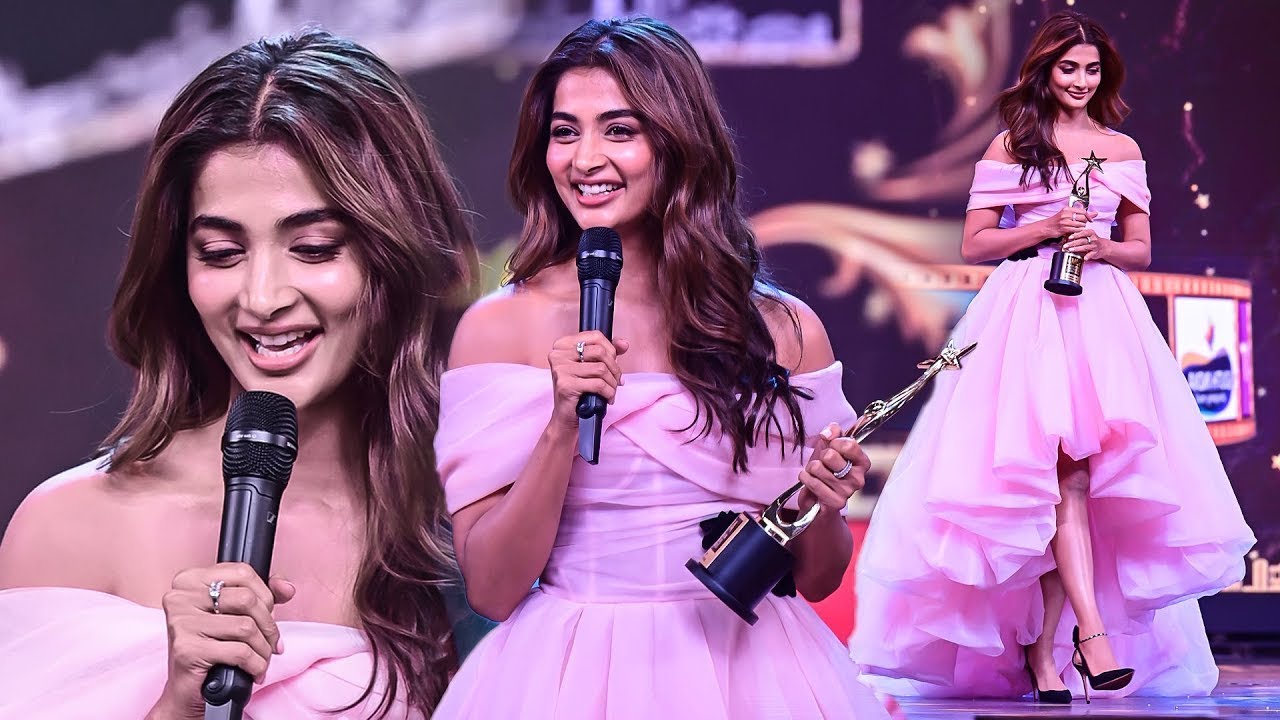 Pooja Hegde's Cute Lines On Allu Arjun After Winning Best Actress in a Leading Role at SIIMA 2022