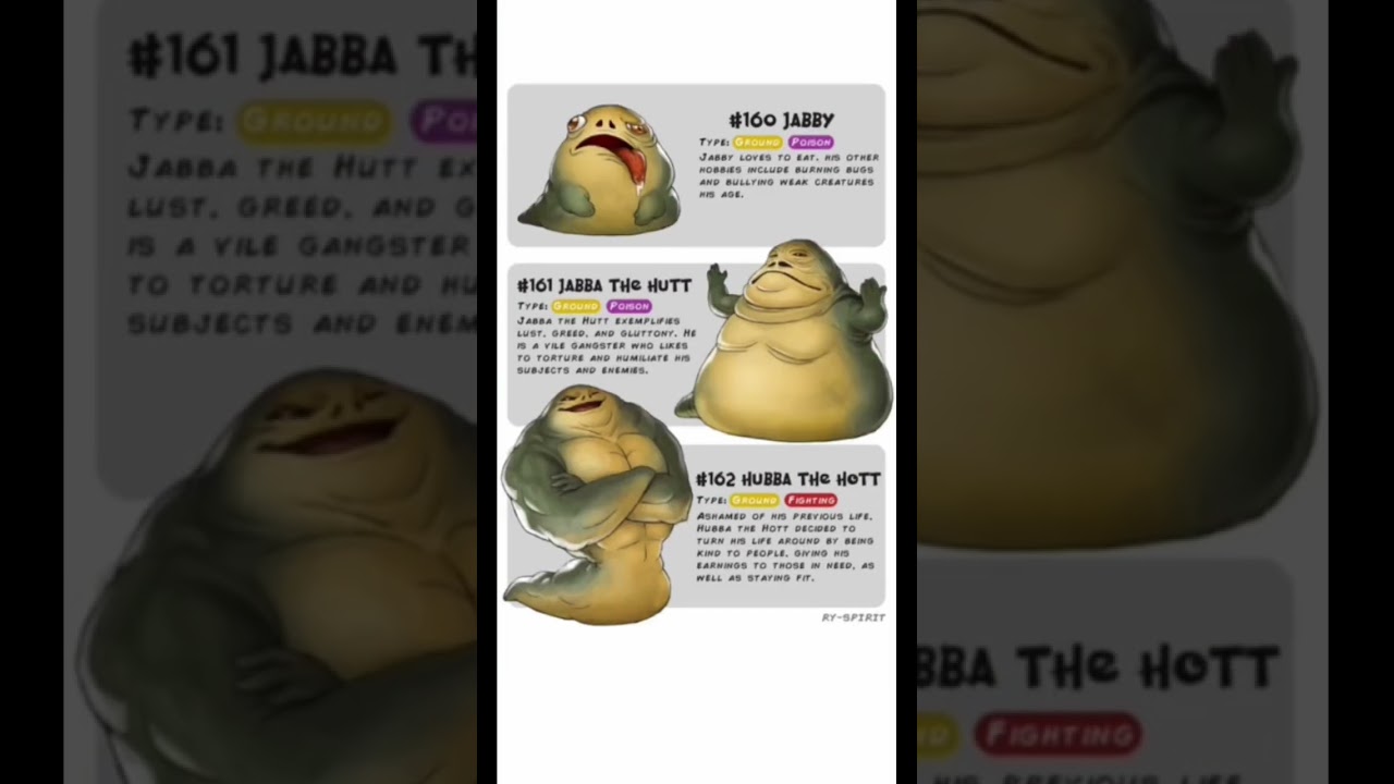 What if Star Wars characters were Pokémon? Part 3 Artist is RySpirit. 