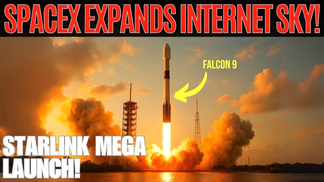 SpaceX Breaks Record!123rd Falcon 9 Launch Adds 24 Starlink Satellites ...