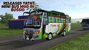 Released Tata Mini Bus Mod In Bus Simulator Indonesia - Bussid Bus Mod - Bussid Car Mod - Bussid
