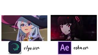 Remake eska- alight motion Vs after effect