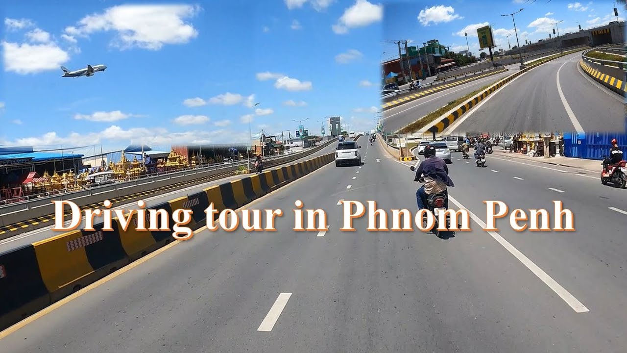 Driving Tour Pochentong To Chom Chao | Phnom Penh City