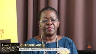 CHRISTINE MUSISI - Timeless Women's Conference 2016