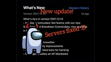 Among Us new update! | Servers Fixed :D
