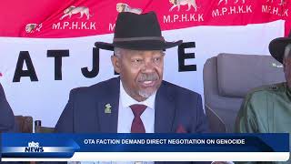 OMBARA KATJIUA CALLS FOR DIRECT GERMANY GENOCIDE TALKS - nbc