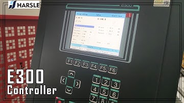 HARSLE Hydraulic Press Brake Machine with E300 Controller, ESTUN E300 Operation manual