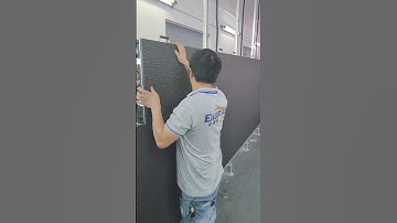 Installing LED screens is as fun as Lego blocks#shorts #eagerled #leddisplay
