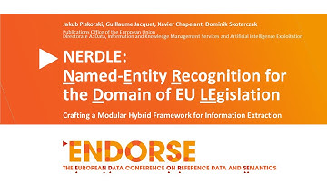 Named-Entity Recognition for the Domain of EU Legislation – Dominik Skotarczak