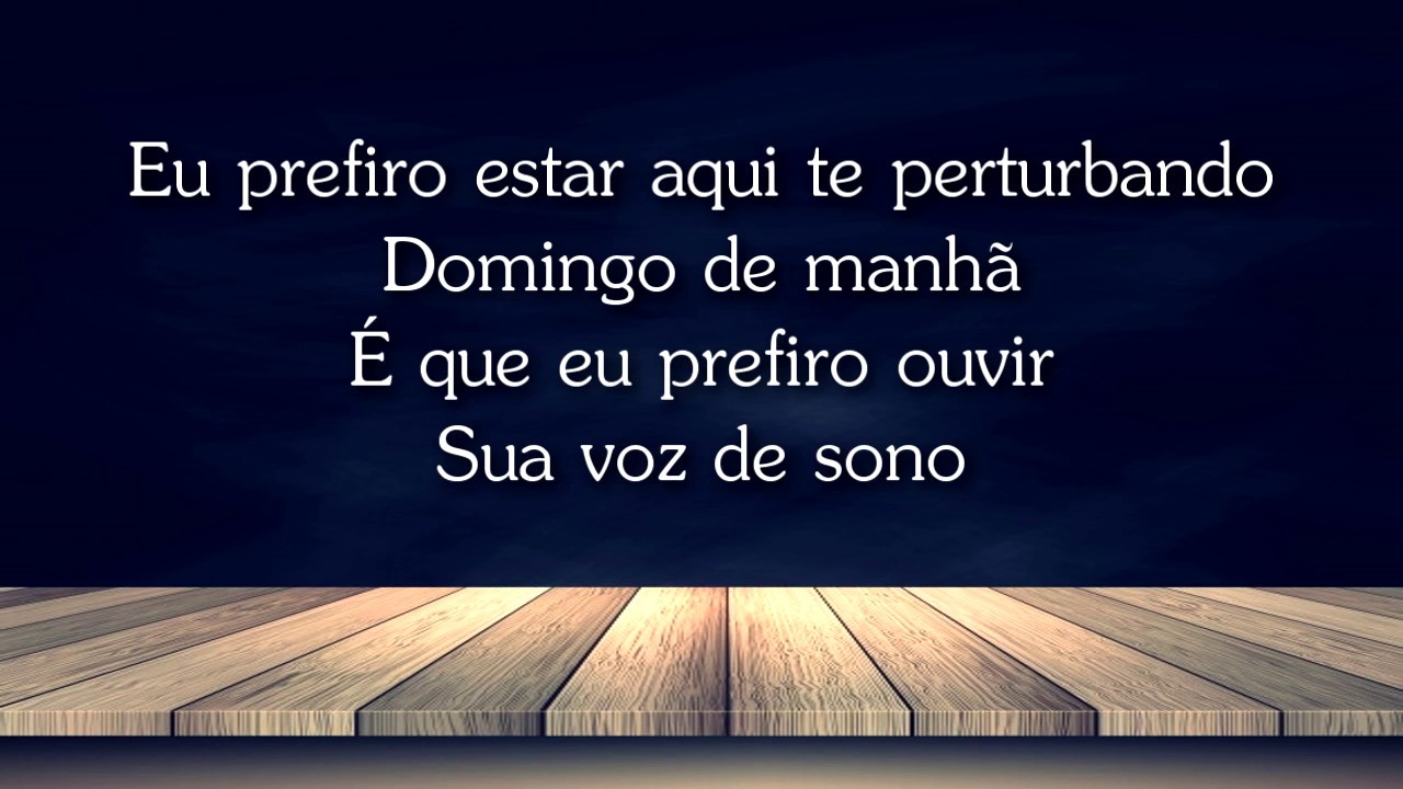 Domingo De Manhã Marcos Belutti Com Letra Cover Youtube