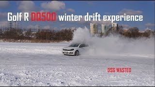 Golf R DQ500 winter drift expirience | DSG DEAD!