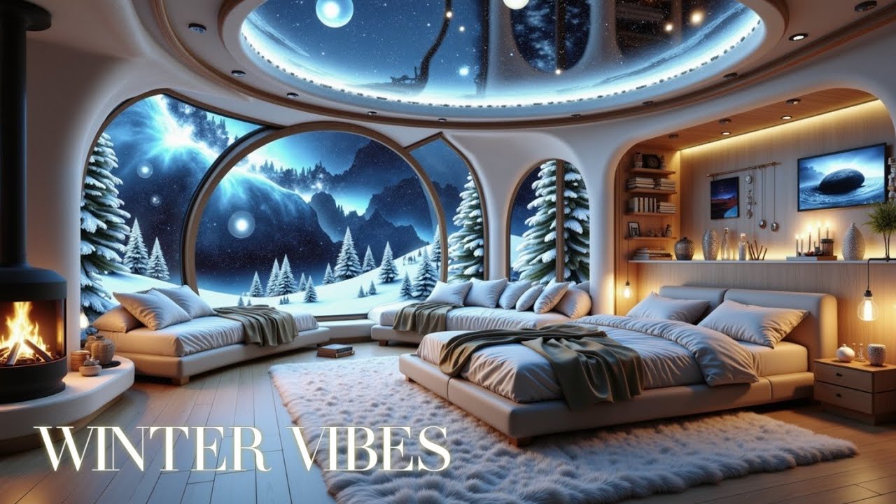 Cozy Winter Piano ~ Sleep Music for Deep Relaxation ️ - YouTube
