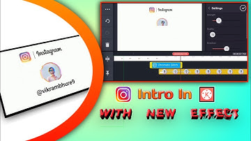 How To Make Instagram Intro || Instagram Intro Kaise Banaye || Instagram Intro Template