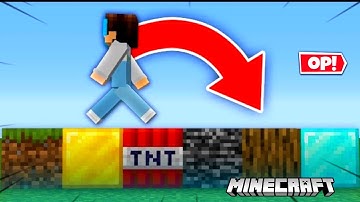 Minecraft, But Random Blocks Spawn When You Walk...