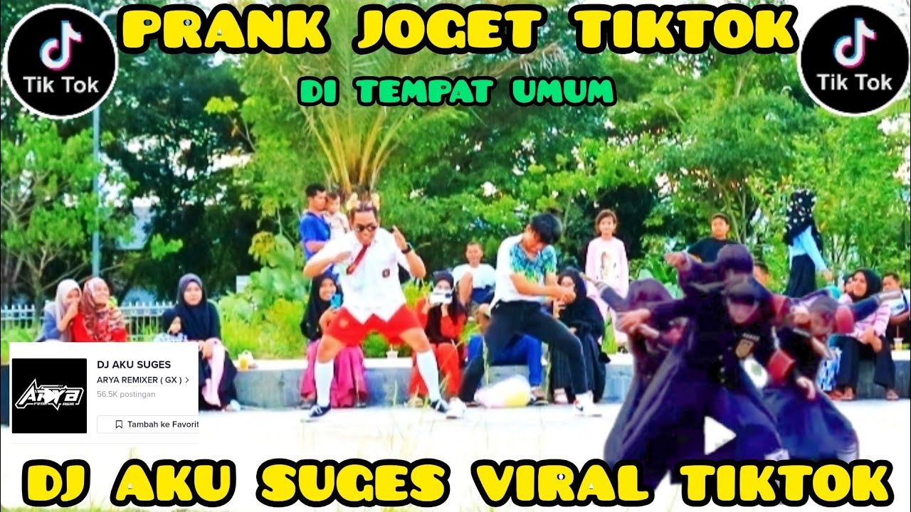PRANK JOGET TIKTOK🕺DJ AKU SUGES VIRAL TIKTOK BARENG BABANG CHANEL‼️VIRAL DI TEMPAT UMUM.