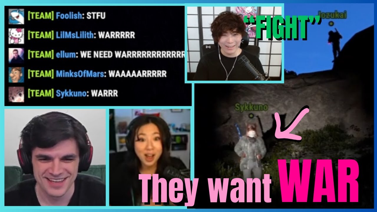 They BEG for WAR... Sykkuno became the SHADOW leader of RUSTY BONES... RUST Kingdoms || multiple POV