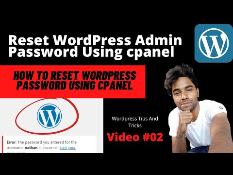 #2 Reset WordPress Admin Login Passwords Using cPanel