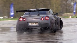 Liberty Walk Nissan GTR R35 w/ Armytrix Exhaust - Trying to DRIFT! Liberty Walk Nissan GTR R35 w/ Armytrix Exhaust - Trying to DRIFT!