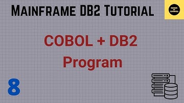 COBOL + DB2 Program - Mainframe DB2 Tutorial - Part 8 #COBOL