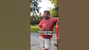 Grieving dog dad breaks down in tears when he realizes what his granddaughter brought him 😭❤️