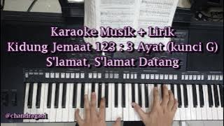Karaoke KJ 123 Slamat Slamat Datang Kidung Jemaat Lagu Rohani instrumental