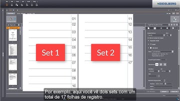 Impressão de folhas de registro com o Prinect DFE.