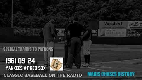 1961 09 24 Yankees at Red Sox Maris Chases History...