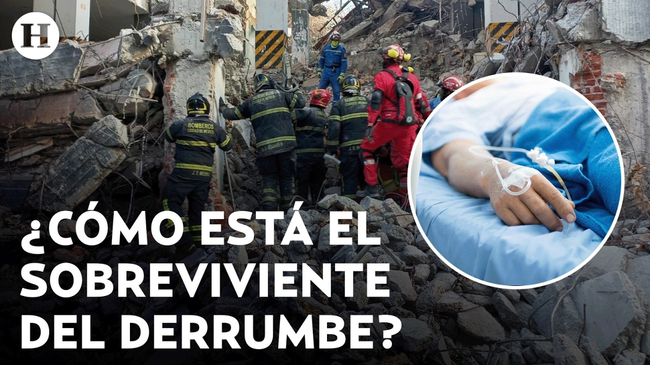 ¡Lucha por su vida! Este es el estado de salud del sobreviviente en derrumbe de San Antonio Abad