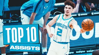 Rookie of the Year LaMelo Ball’s Top 10 Assists from the 2020-21 NBA Season! 🐝