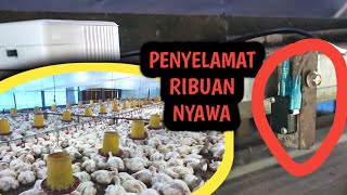 Rakit Alarm Kipas Blower Mati  Beternak Ayam Broiler