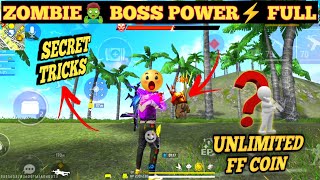 Unlimited FF Coin | Zombie kill | BR Rank | Top Tricks | full Power #freefire #video