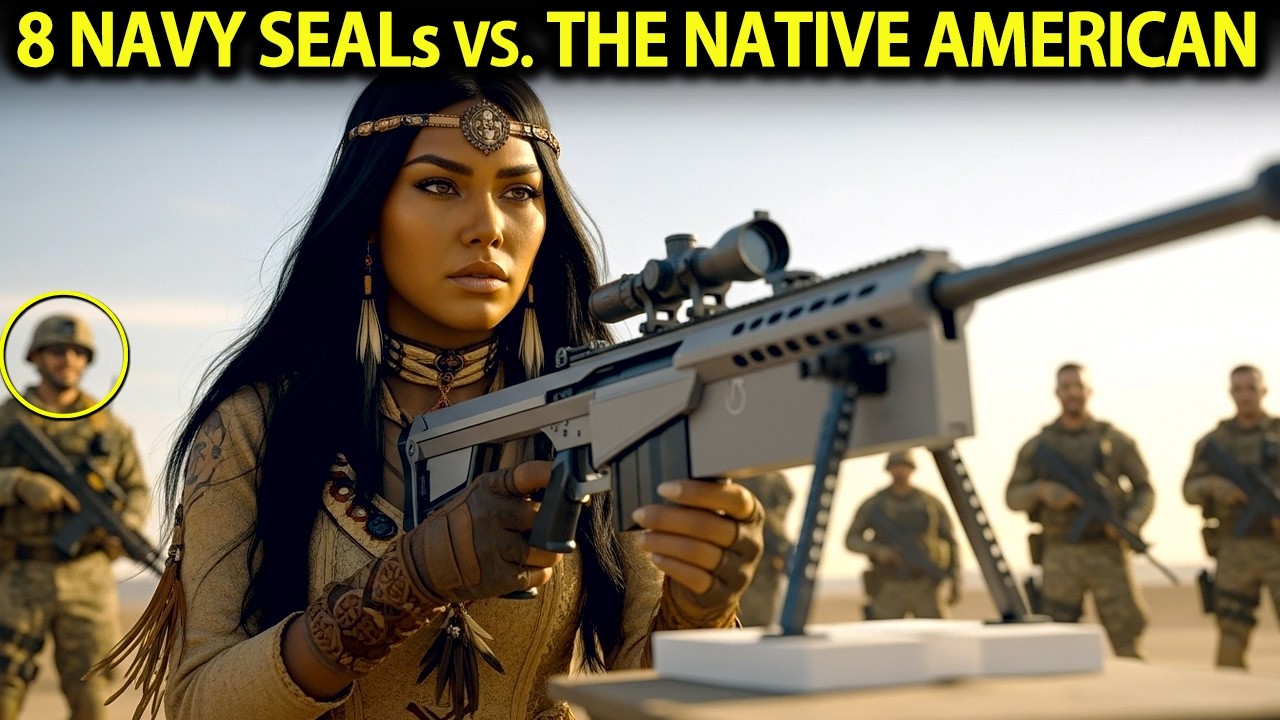 8 U.S. NAVY SEALs VS. THE NATIVE AMERICAN – HER FIRST SHOT WITH A BARRETT M82 BROKE THEIR RECORD