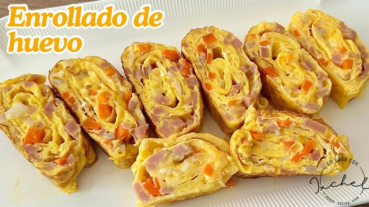 Emplaye Rollo Huevos RECETA DE ENROLLADO O ROLLO DE HUEVO con verduras, salchichas y queso ...