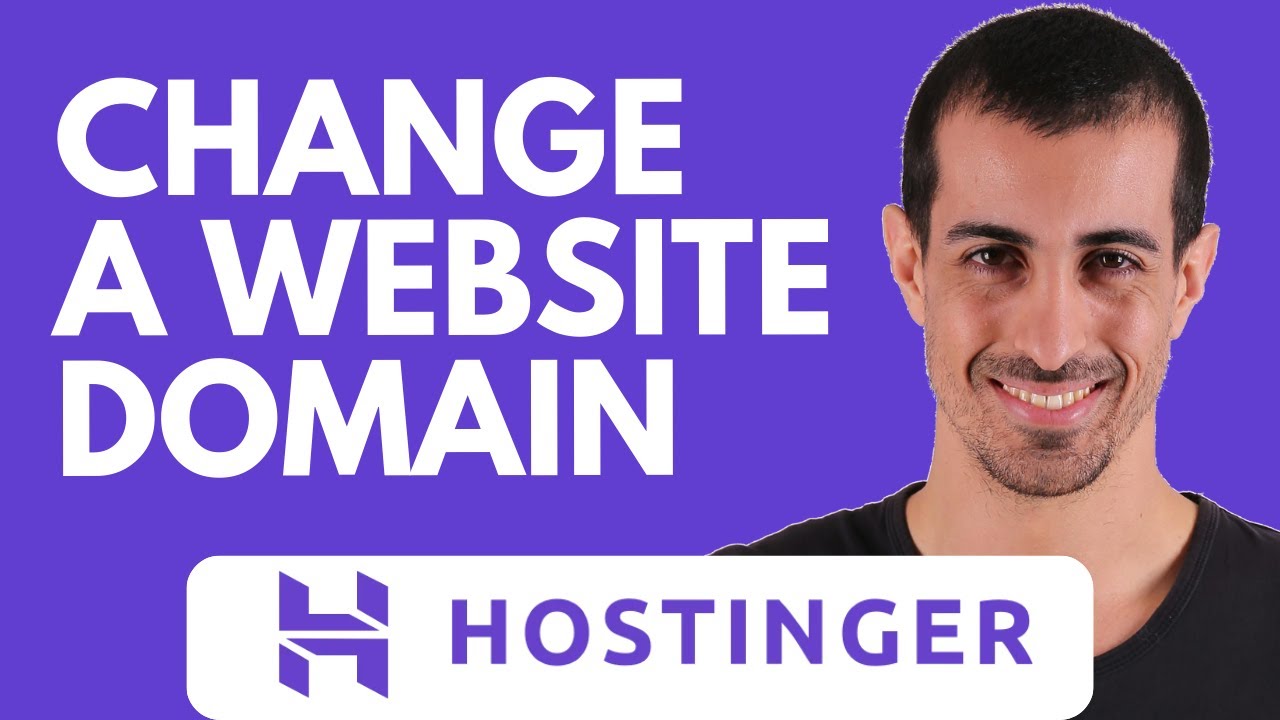 How to Change a Website Domain in Hostinger Website Builder - YouTube