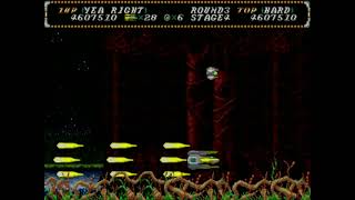 Hellfire - Modo Yea Right - Round 3 - Stage 4 #Hellfire #Sega #YeaRight #NoDeath #Retro #Shooter
