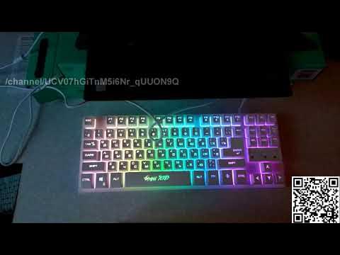 Клавиатура проводная Dexp Glory TKL - YouTube