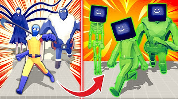 Turn Every Units into TV MAN Zombies (Skibidi Toilet) and Against the Army | TABS