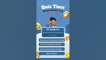 Quiz 1 | 9th CBSE IT (402) | Unit-3 Basic ICT Skills