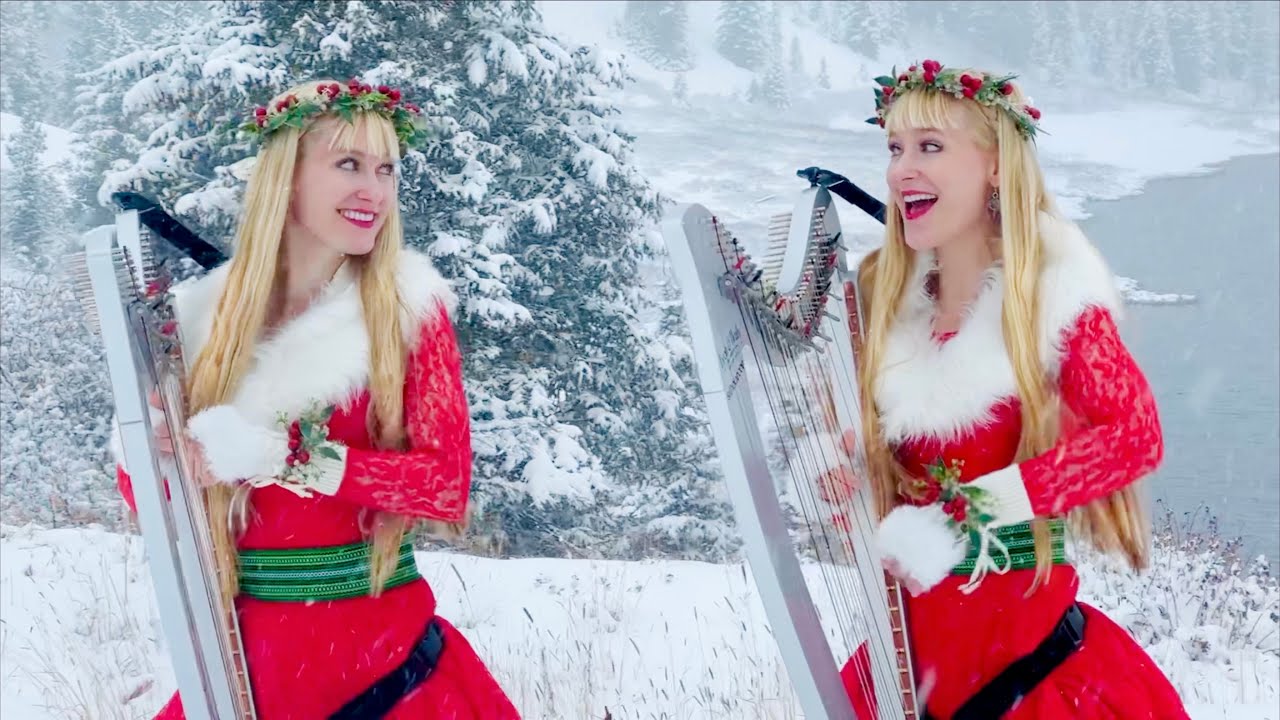 Winterberry Waltz - original Christmas song (Harp Twins)