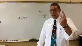 Identify Angle Given Output - Trig - Mr. Ryan