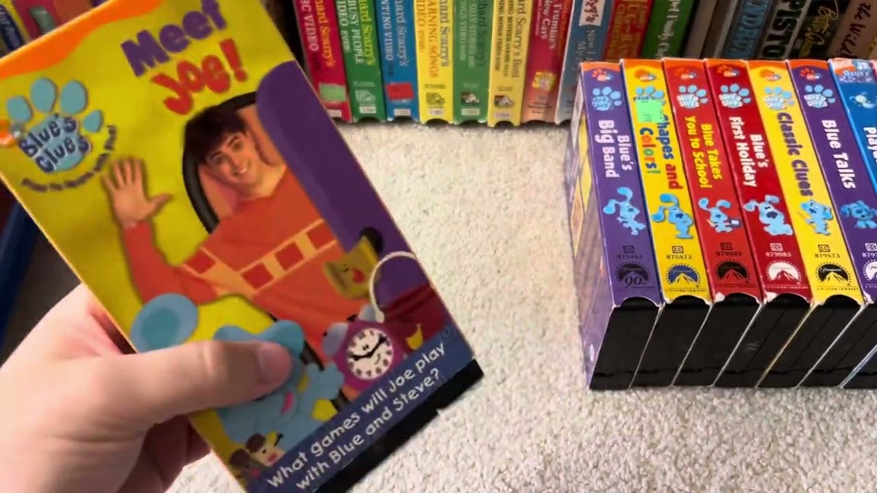 My Blue’s Clues VHS Collection