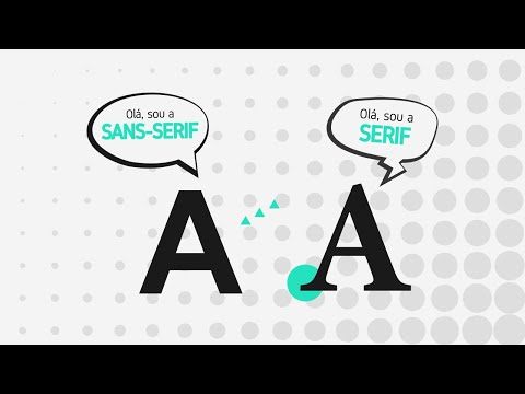 Vídeo: Diferença Entre Serif E Sans Serif