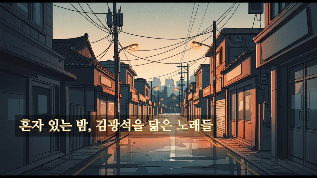 [플리] 혼자 있는 밤, 김광석을 닮은 노래들 |  Korean acoustic folk ballad #플레이리스트 #혼자있을때 #밤에듣기좋은음악  #우울할때듣는노래
