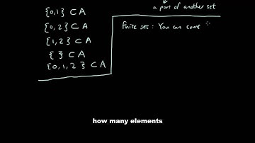 Set theory lesson 2 - subset, empty set, finite/infinite set, equal/equivalent set, cardinality.
